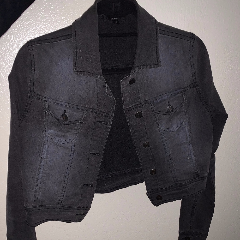 Dark Gray Jean Jacket